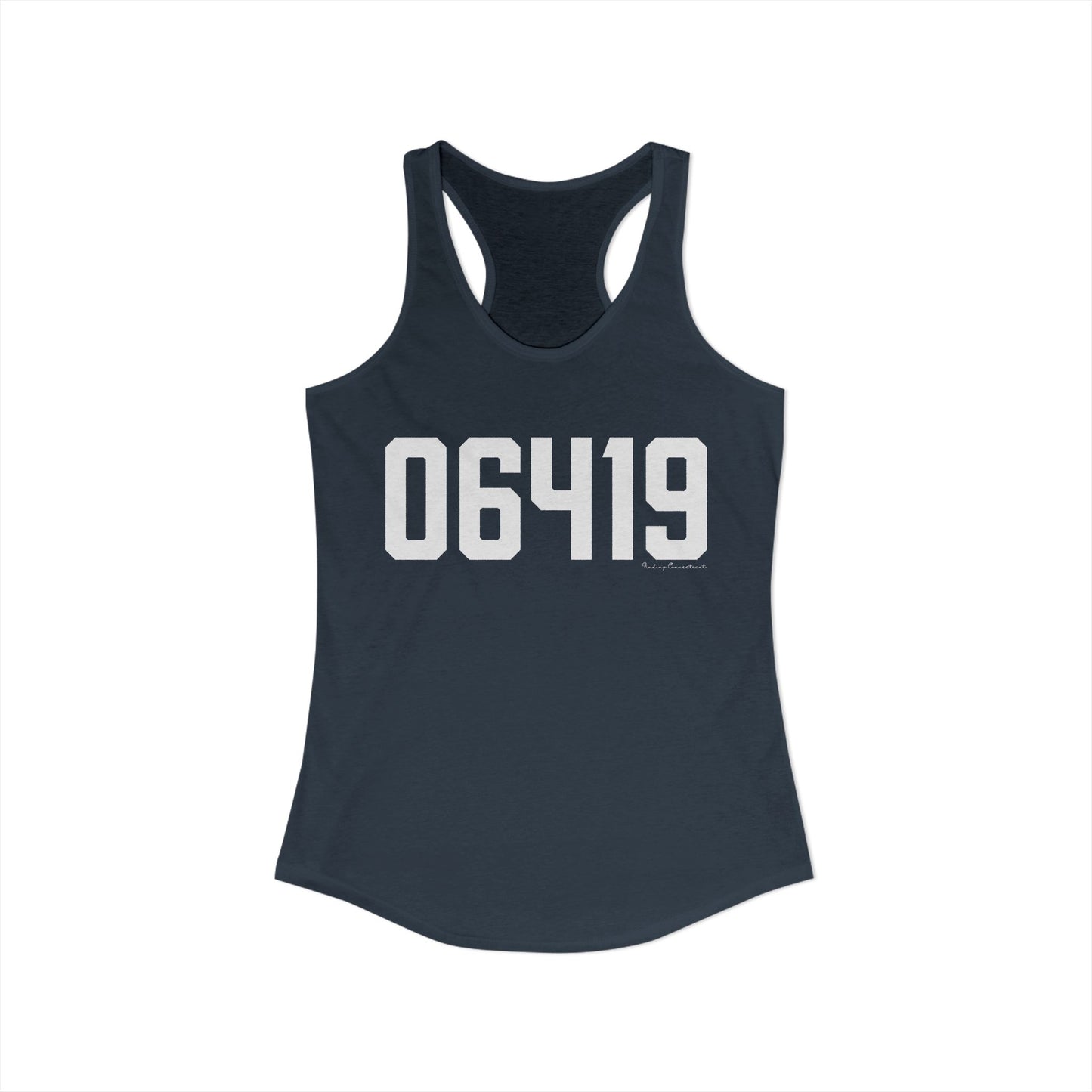 06419 Killingworth CT Zip Code Women's Ideal Racerback Tank Top