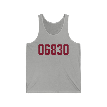06830 - Greenwich Connecticut Zip Code Unisex Jersey Tank Top
