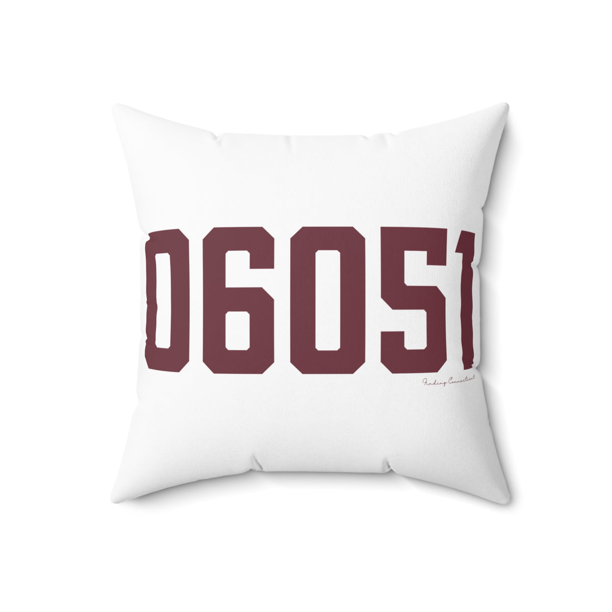 06051 New Britain Connecticut Zip Code Polyester Square Pillow