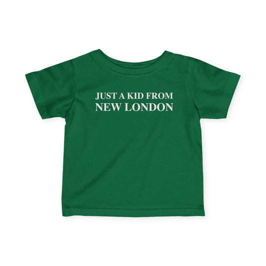 Just a kid from New London Infant Fine Jersey T-Shirt