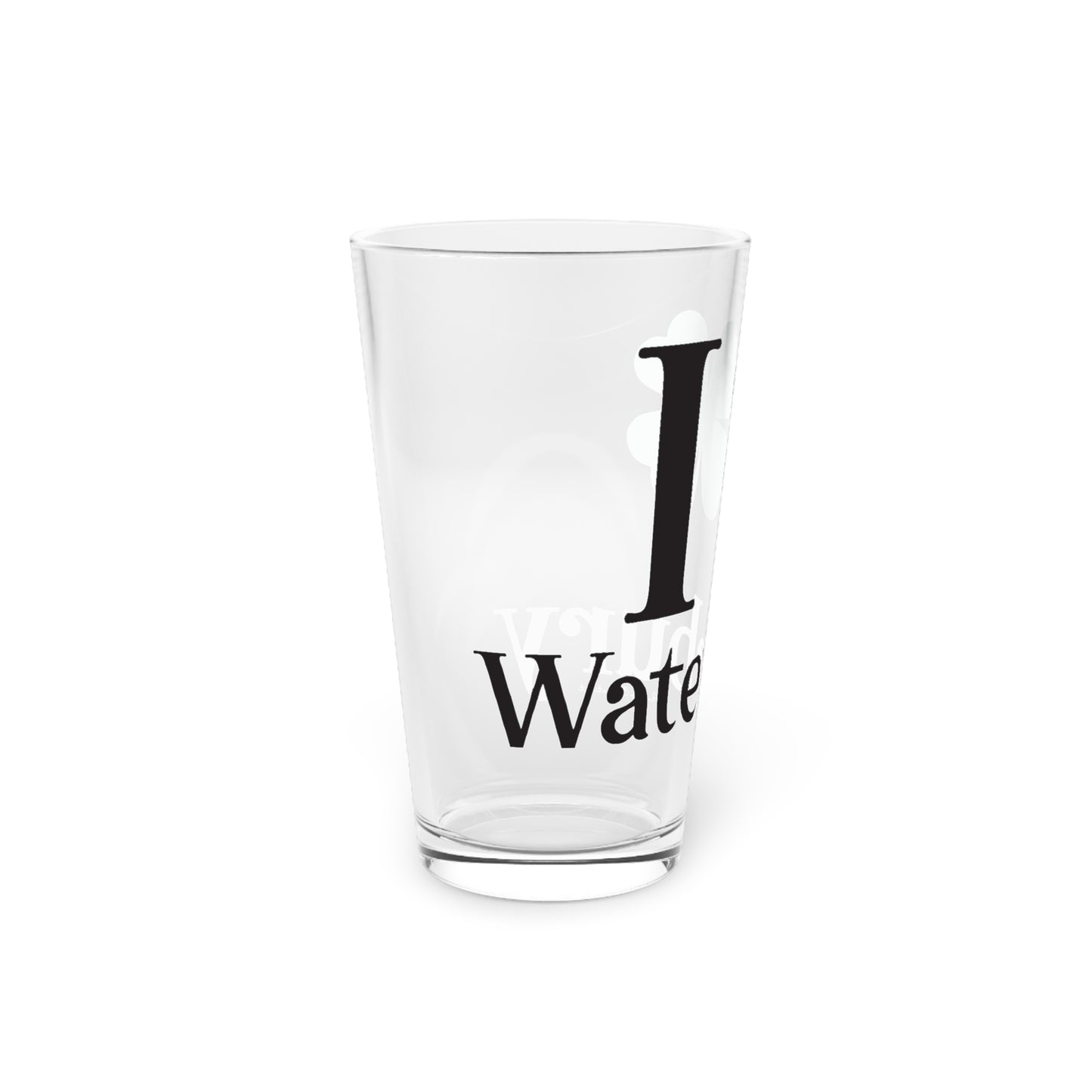 I Clover Waterbury Pint Glass, 16oz