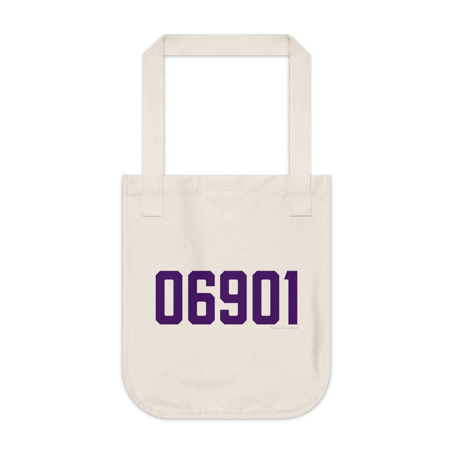 06901 Stamford Connecticut Zip Code Organic Canvas Tote Bag