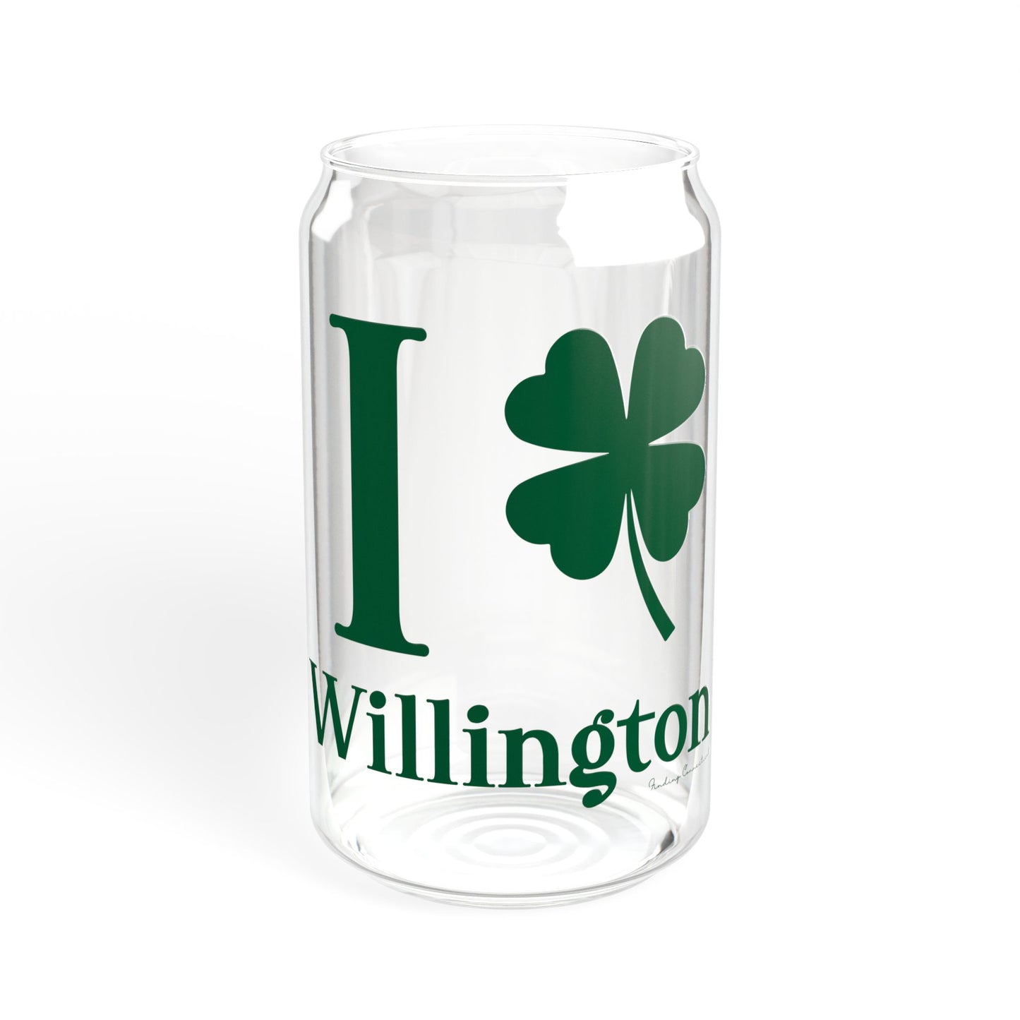 I Clover Willington Sipper Glass, 16oz
