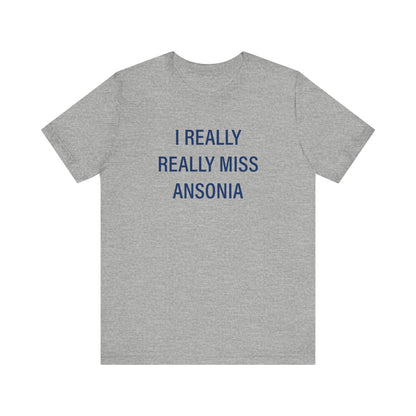 I Really Really Miss  Ansonia Jersey Short Sleeve T-Shirt