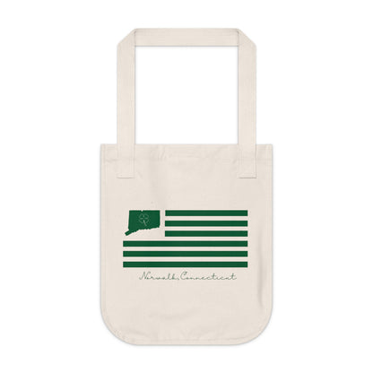 Norwalk Connecticut St. Patrick's Day Organic Canvas Tote Bag