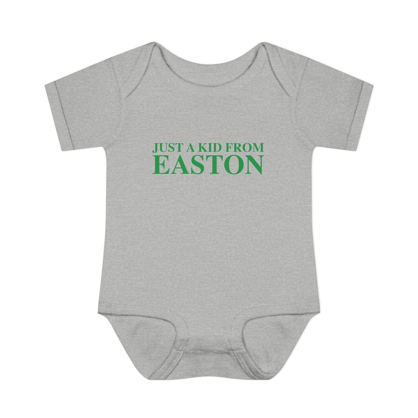 Just a kid from Easton Infant Baby Rib Bodysuit