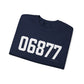 06877 Ridgefield CT Zip Code Unisex Heavy Blend™ Crewneck Sweatshirt