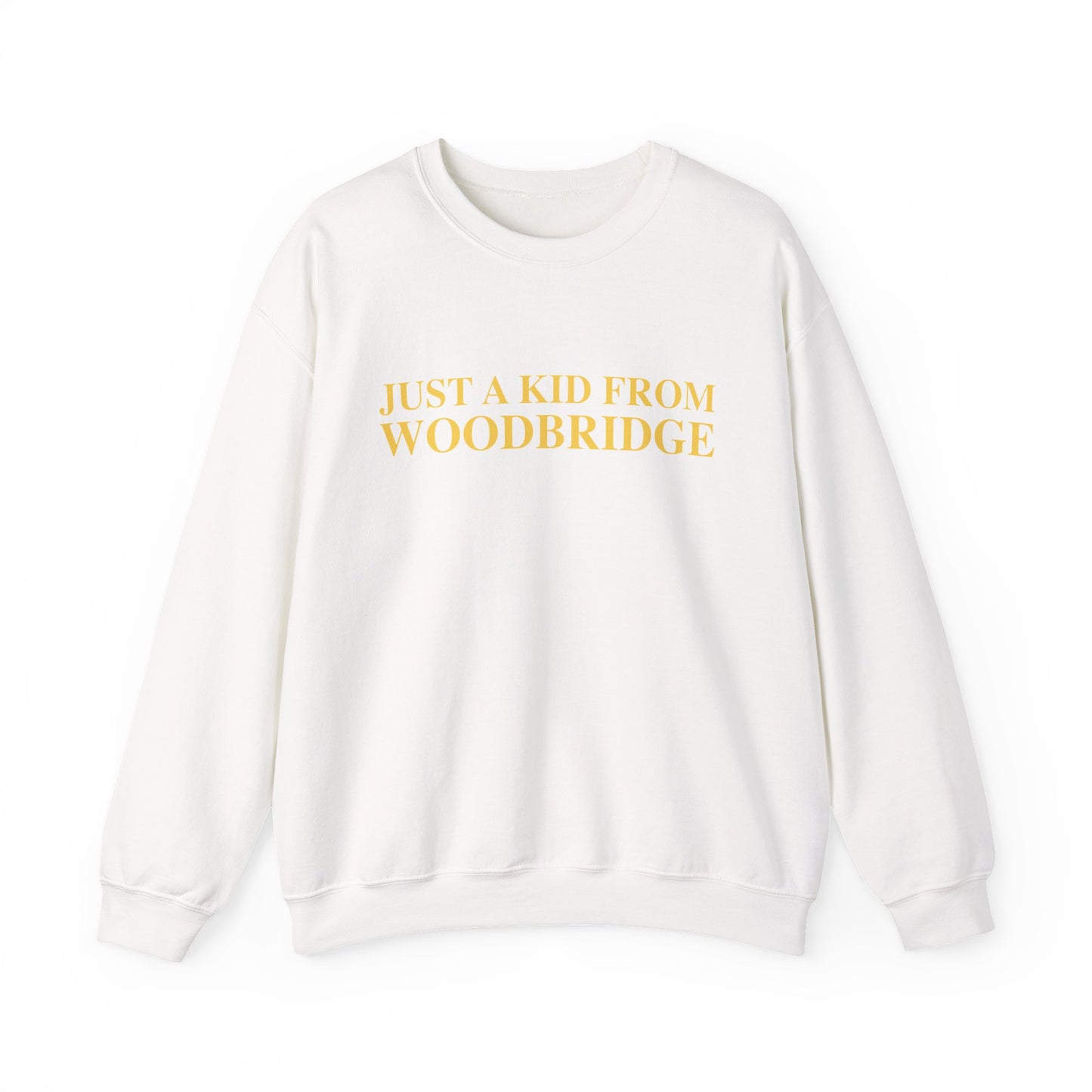 Just a kid from Woodbridge Unisex Heavy Blend™ Crewneck Sweatshirt