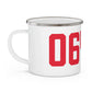 06468 Monroe Connecticut Zip Code Enamel Camping Mug