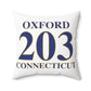 Oxford 203 Connecticut Polyester Square Pillow