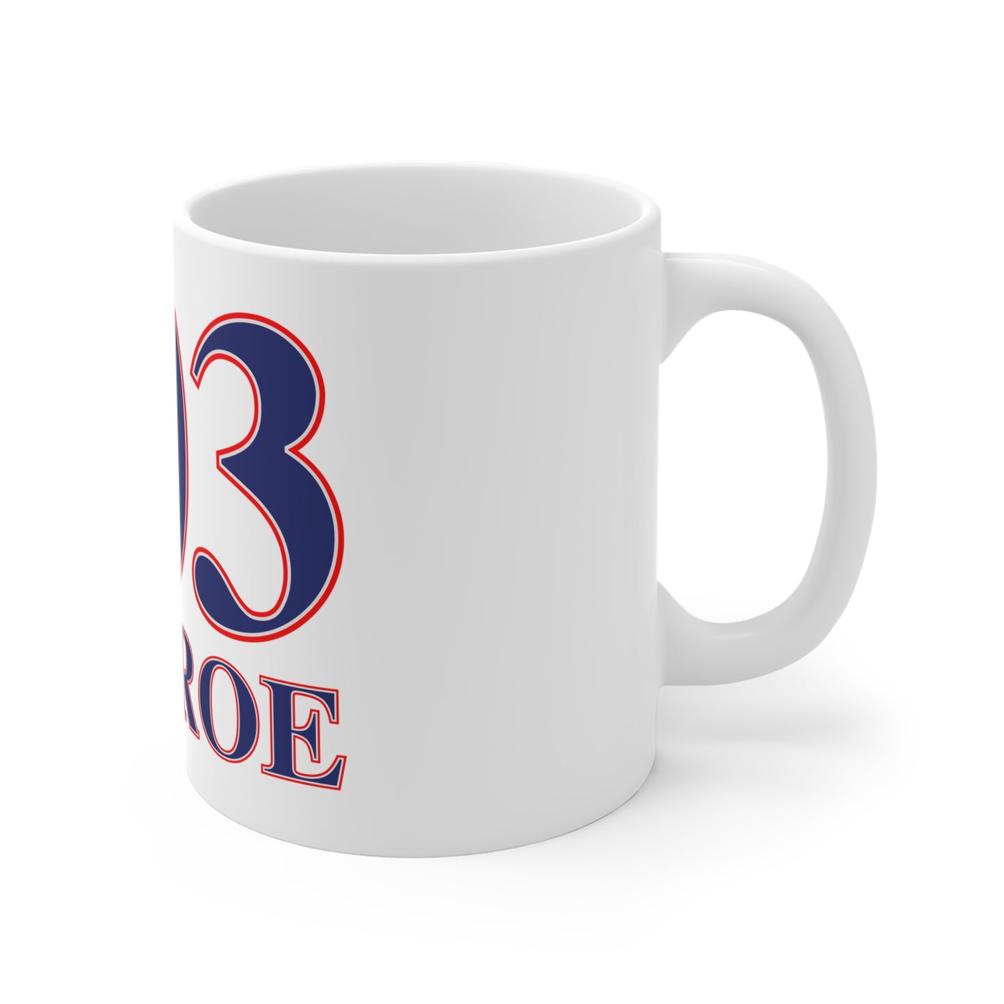 203 Monroe Red, White & Blue Mug 11oz