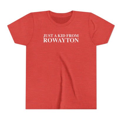 Just a kid from Rowayton Youth Short Sleeve T-Shirt