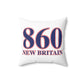 860 New Britain Red, White & Blue Spun Polyester Square Pillow