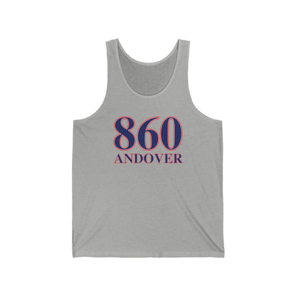 860 Andover Red White & Blue Unisex Jersey Tank Top