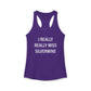 I Really Really Miss Silvermine Women's Ideal Racerback Tank Top