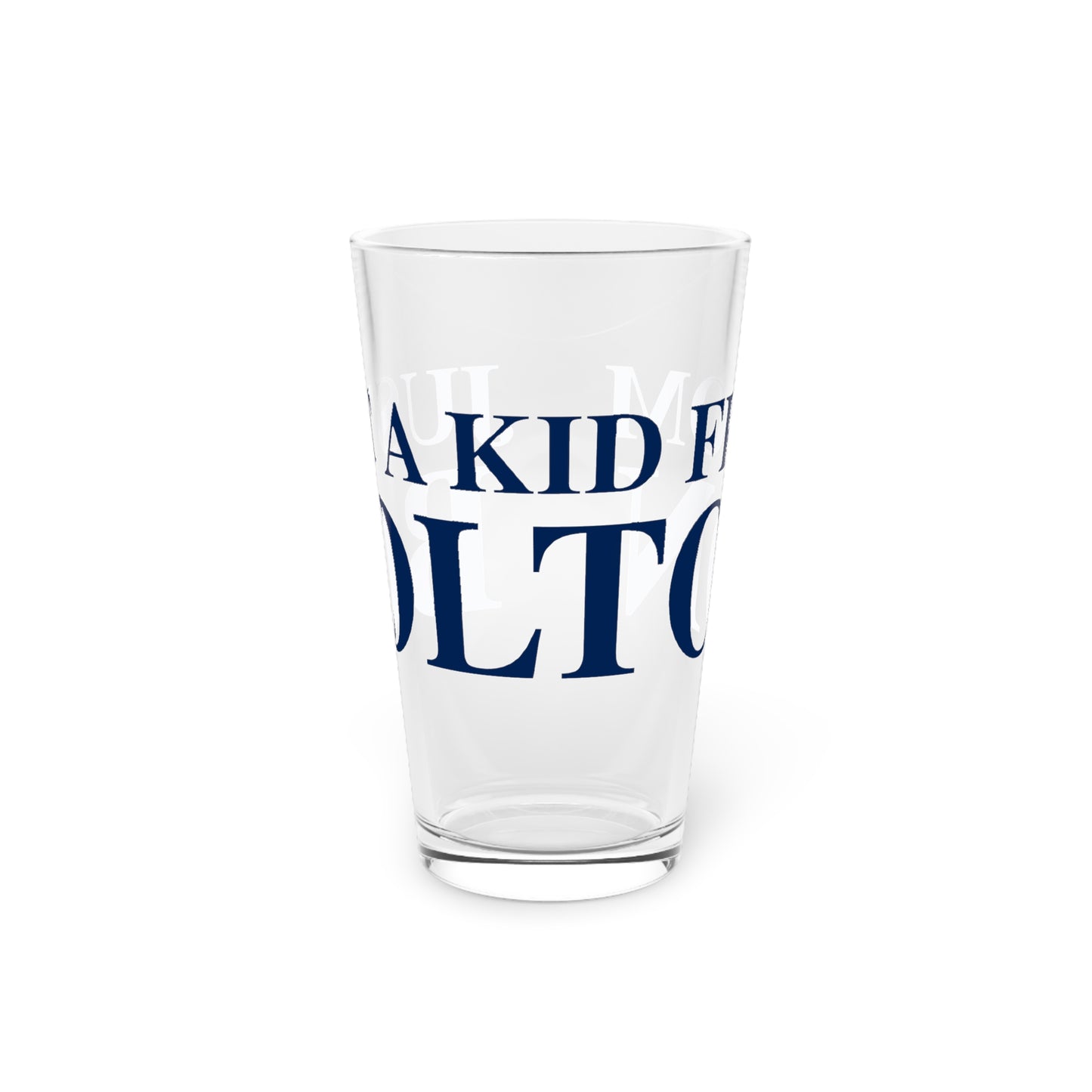 Just a kid from Bolton Pint Glass, 16oz
