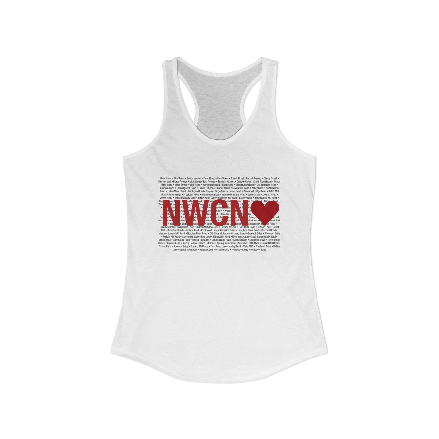 New Canaan Love Women's Ideal Racerback Tank Top