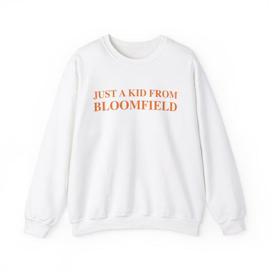 Just a kid from Bloomfield Unisex Heavy Blend™ Crewneck Sweatshirt