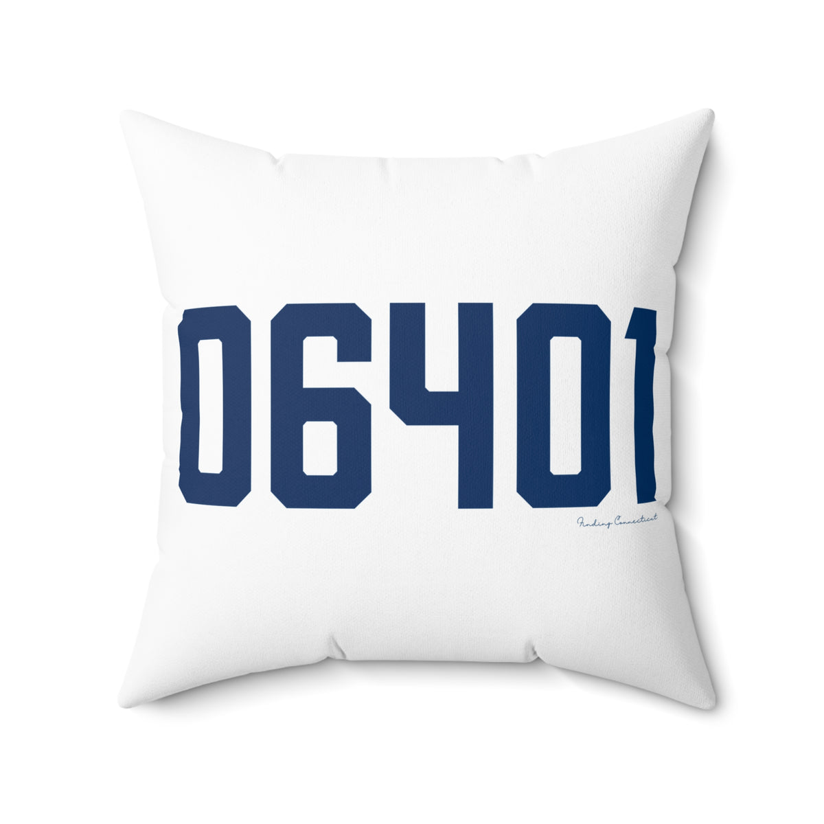 06401 Ansonia Connecticut Zip Code Polyester Square Pillow