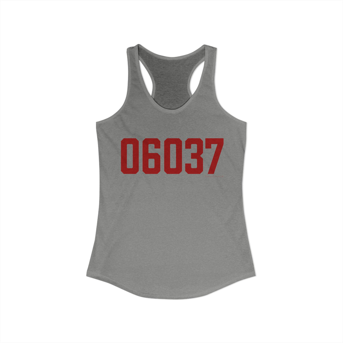 06037 Berlin Connecticut Zip Code Women's Ideal Racerback Tank Top
