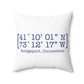 Bridgeport Coordinates Spun Polyester Square Pillow