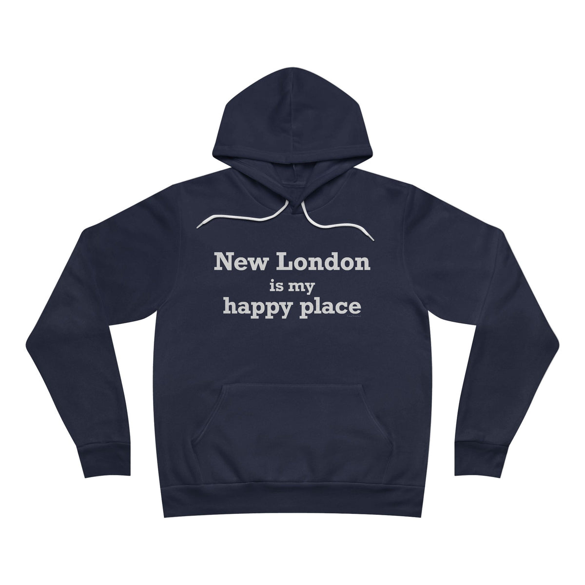 New London is My Happy Place Unisex Sponge Fleece Pullover Hoodie