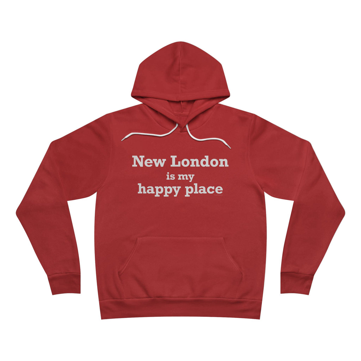 New London is My Happy Place Unisex Sponge Fleece Pullover Hoodie