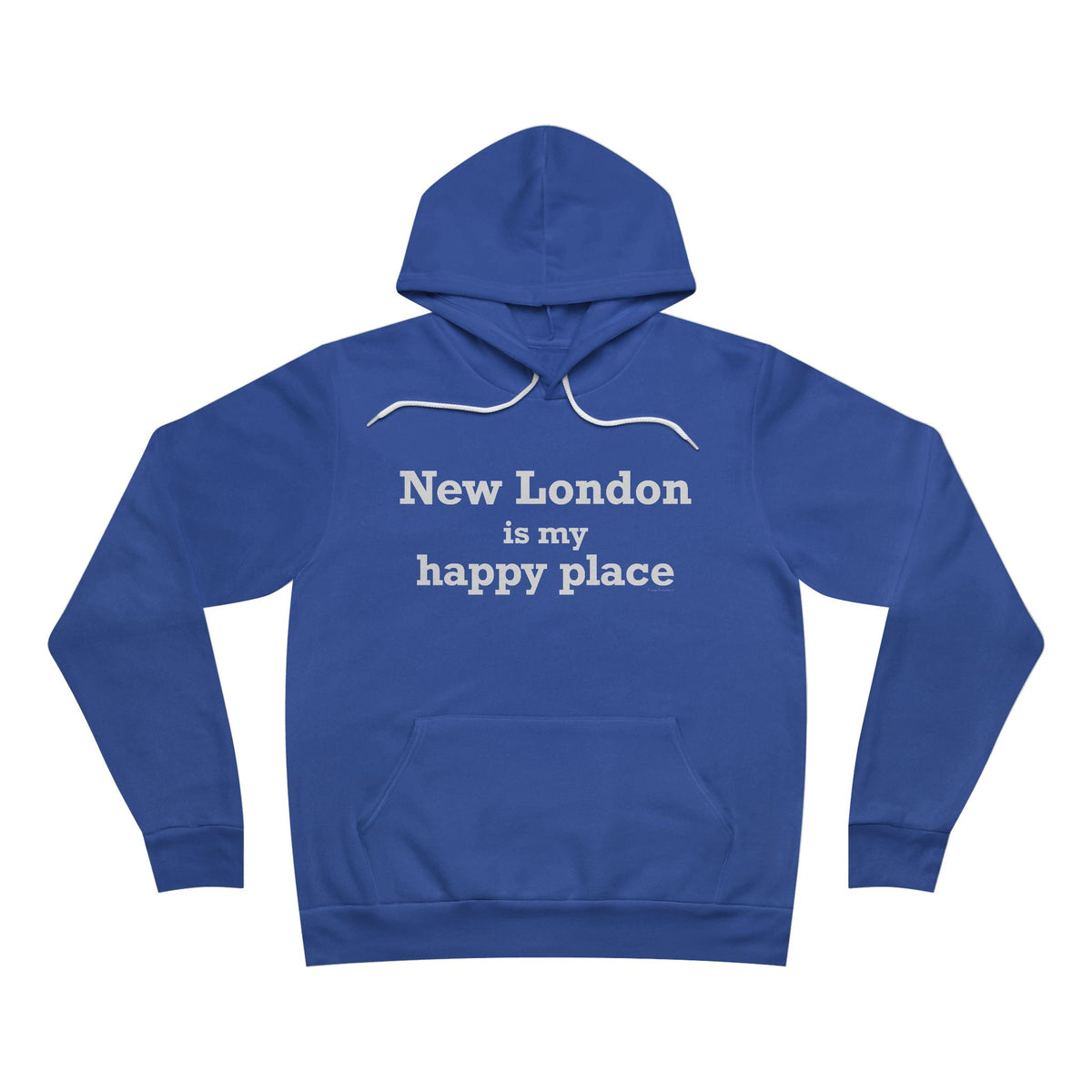 New London is My Happy Place Unisex Sponge Fleece Pullover Hoodie
