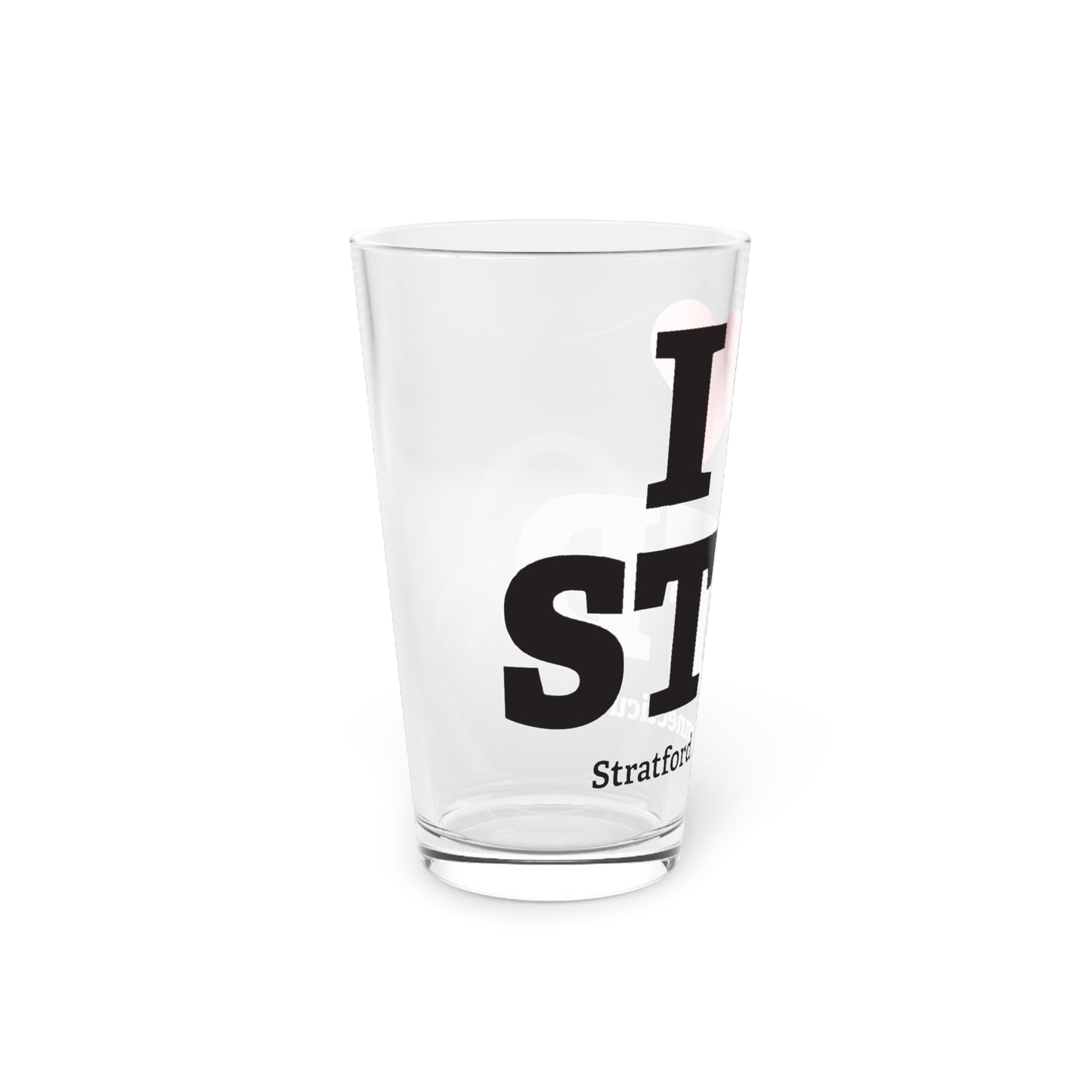 I Heart STFD Pint Glass, 16oz