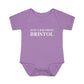Just a kid from Bristol Infant Baby Rib Bodysuit