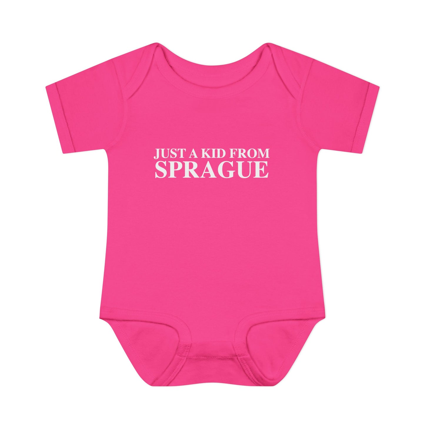 Just a kid from Sprague Infant Baby Rib Bodysuit