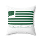 Westport Connecticut St. Patrick's Day Spun Polyester Square Pillow