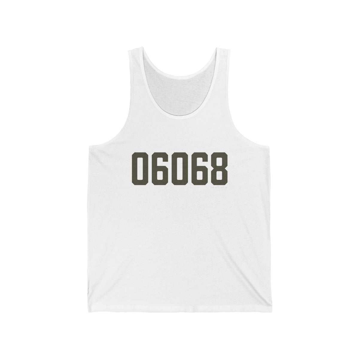 06068 Salisbury Connecticut Zip Code Unisex Jersey Tank Top