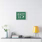 Vintage Exit 31 Merritt Parkway Sign Matte Canvas, Stretched, 1.25"