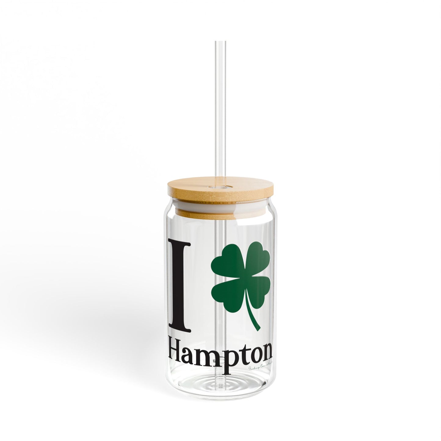 I Clover Hampton Sipper Glass, 16oz