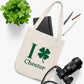 I Clover Chester Organic Canvas Tote Bag (green)