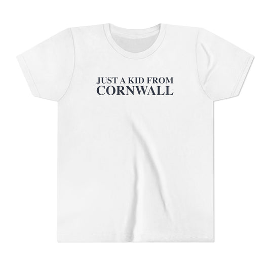 Just a kid from Cornwall Youth Short Sleeve T-Shirt