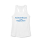 Fairfield Beach is My Happy Place Women's Ideal Racerback Tank Top
