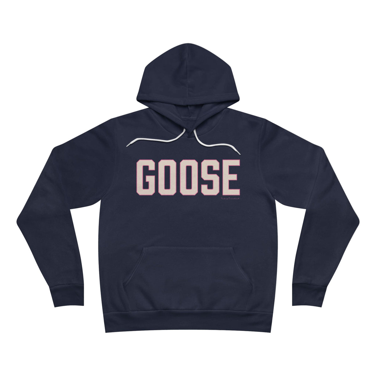 Goose Zip Code - Peach and Pink Unisex Sponge Fleece Pullover Hoodie