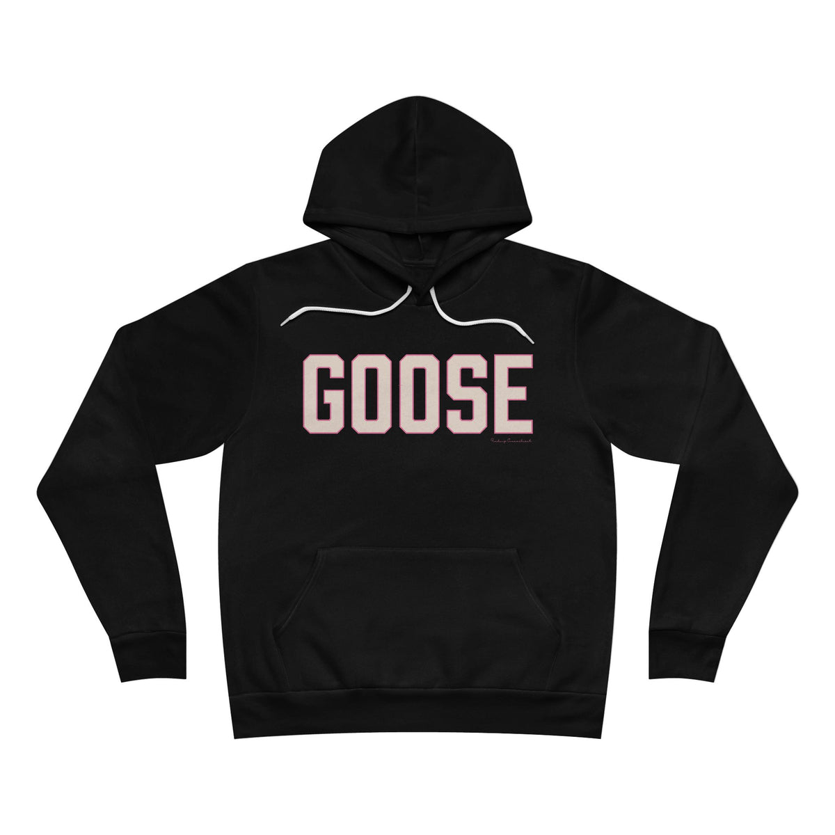 Goose Zip Code - Peach and Pink Unisex Sponge Fleece Pullover Hoodie