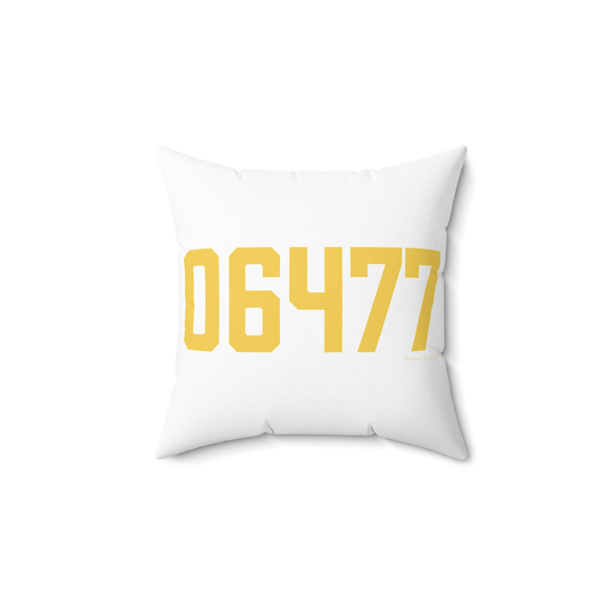 06477 Orange Connecticut  Zip Code Polyester Square Pillow