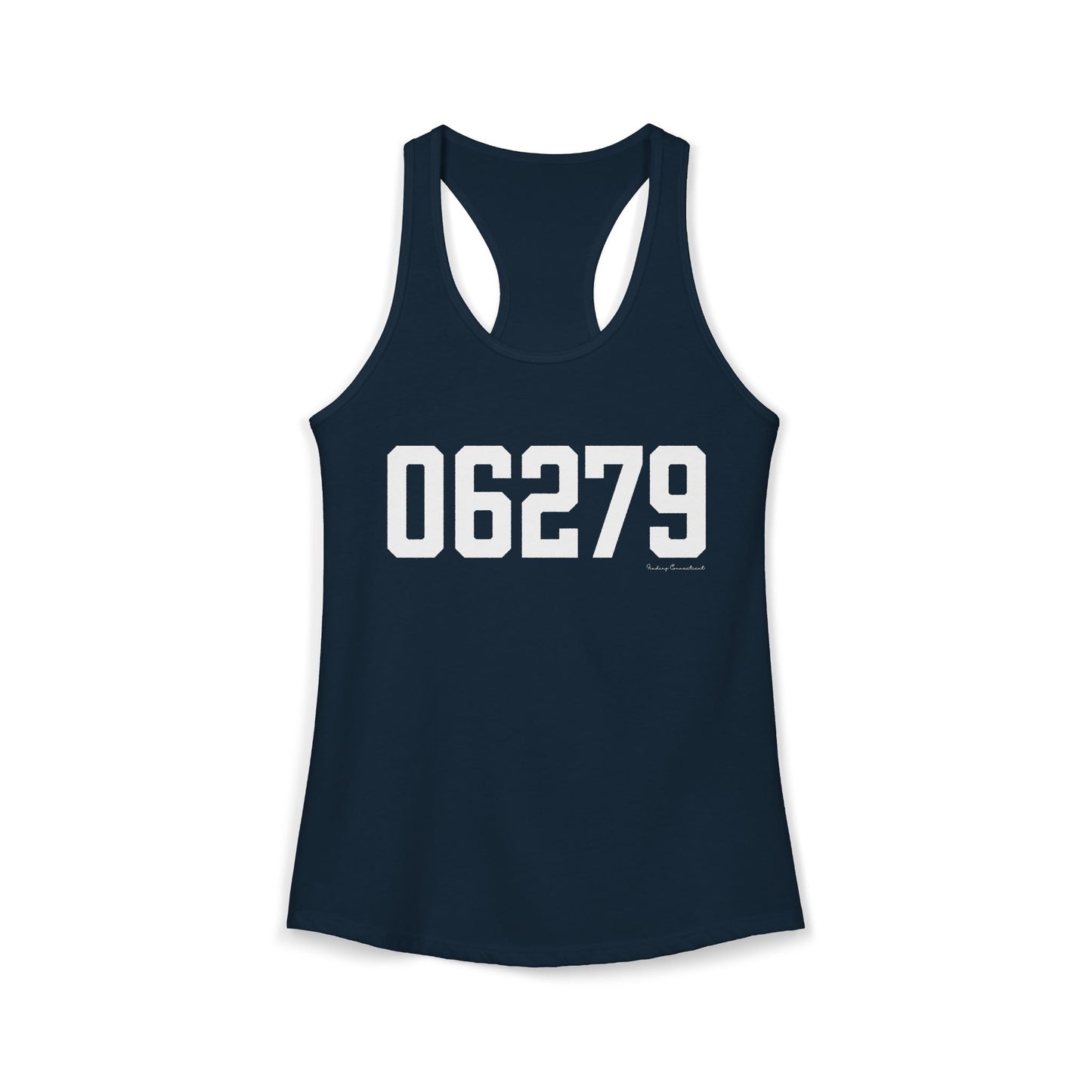 06279 Willington CT Zip Code Women's Ideal Racerback Tank Top