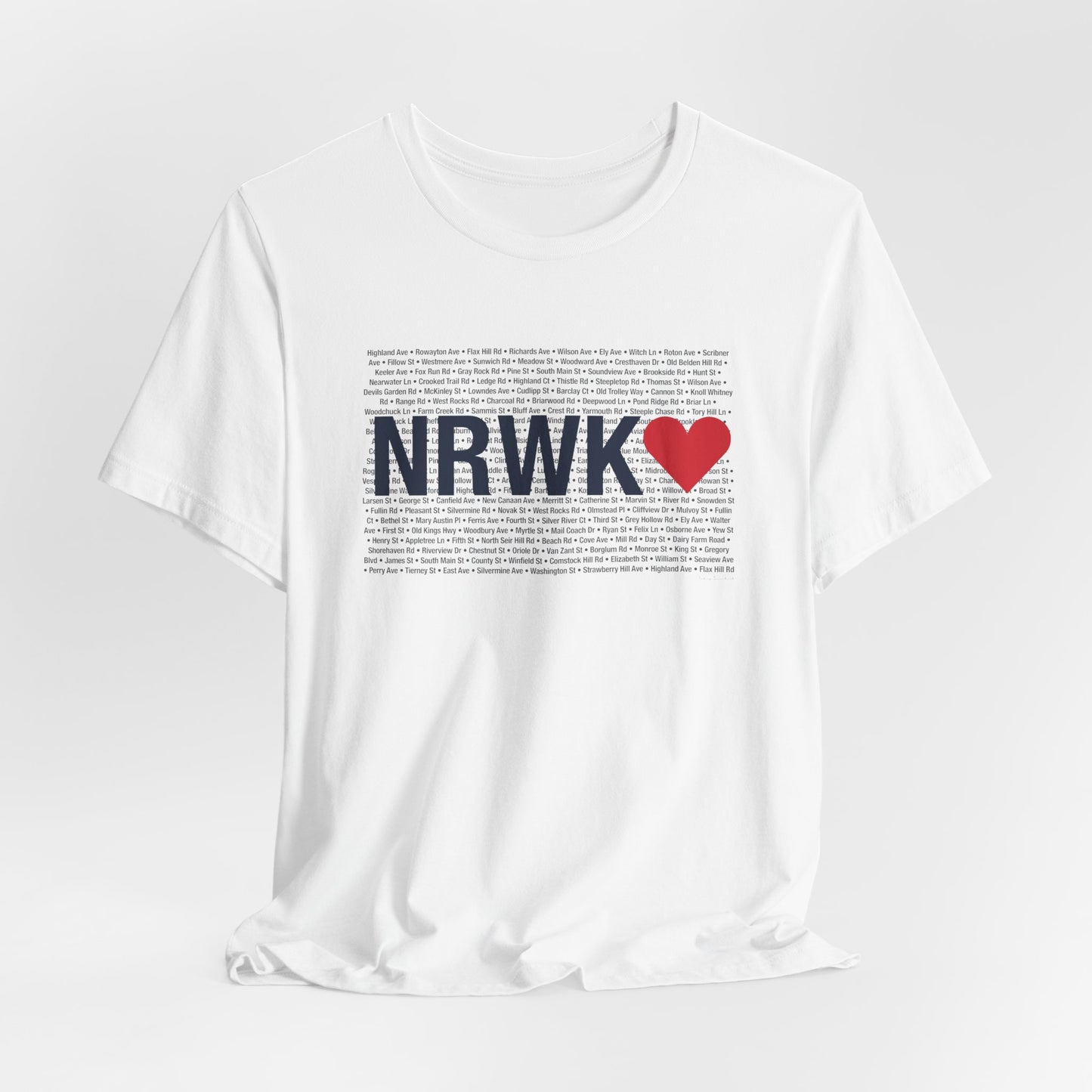 Norwalk Love Unisex Jersey Short Sleeve T-Shirt