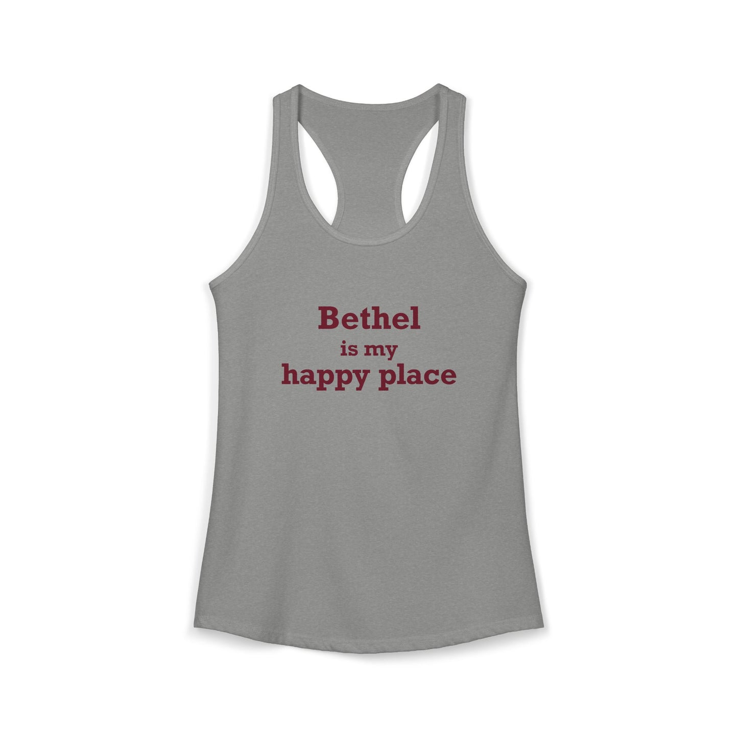 Bethel Is My Happy Place Women's Ideal Racerback Tank Top
