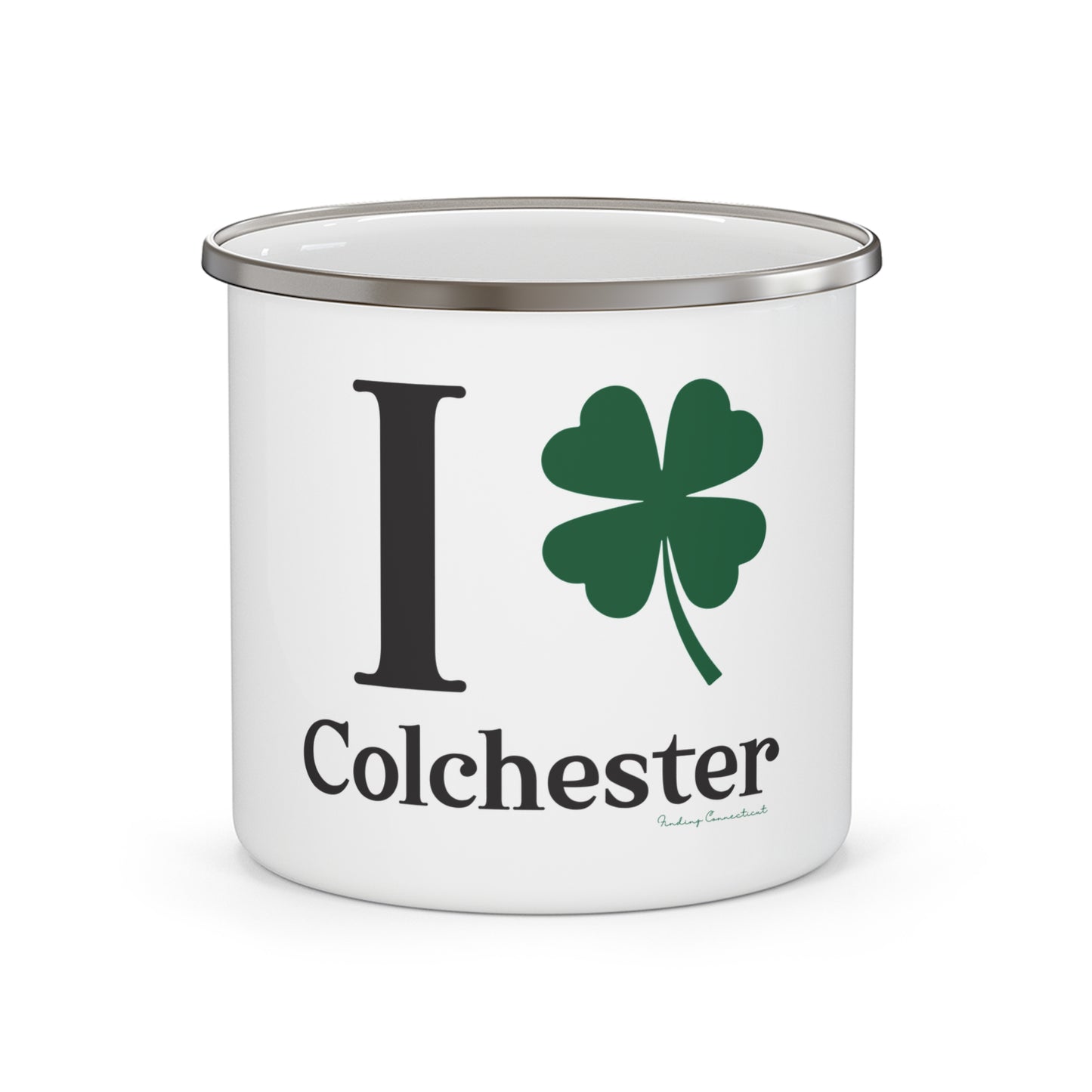I Clover Colchester Enamel Camping Mug