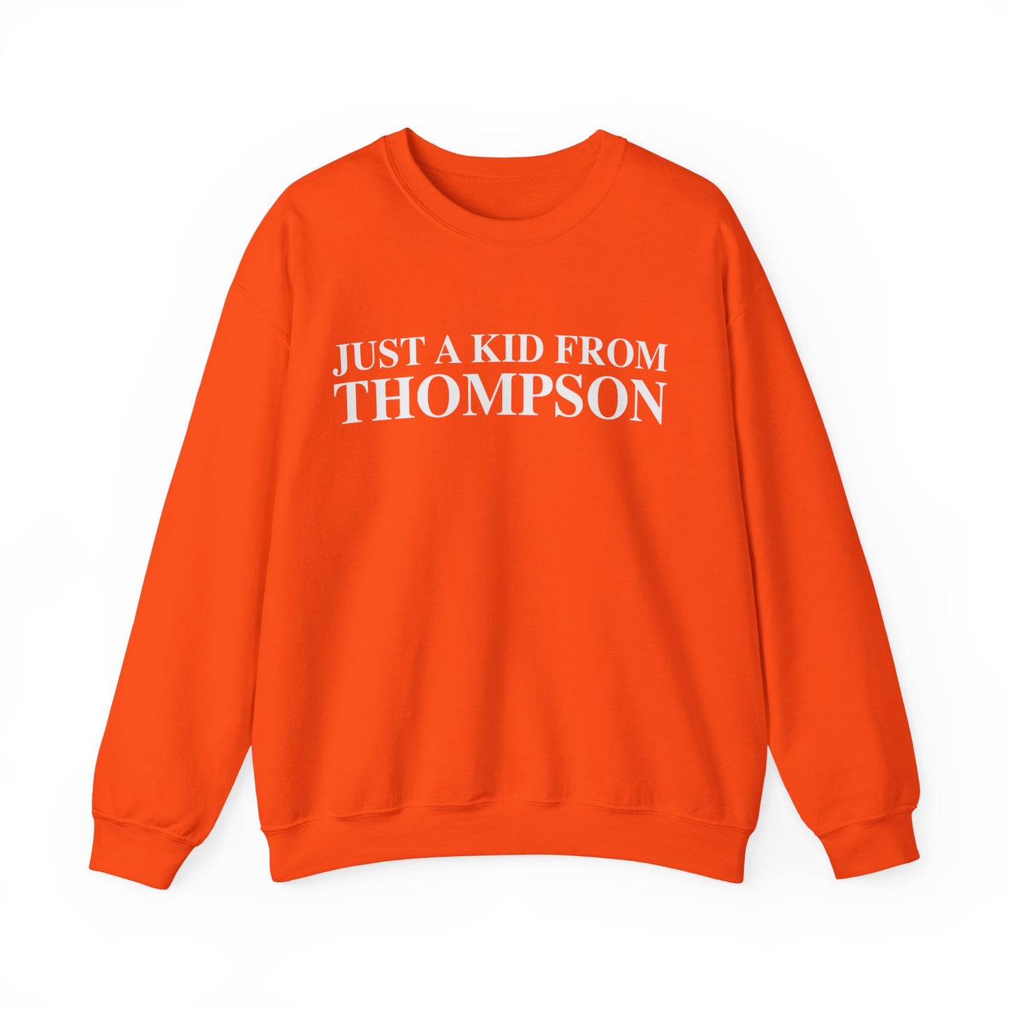 Just a kid from Thompson Unisex Heavy Blend™ Crewneck Sweatshirt