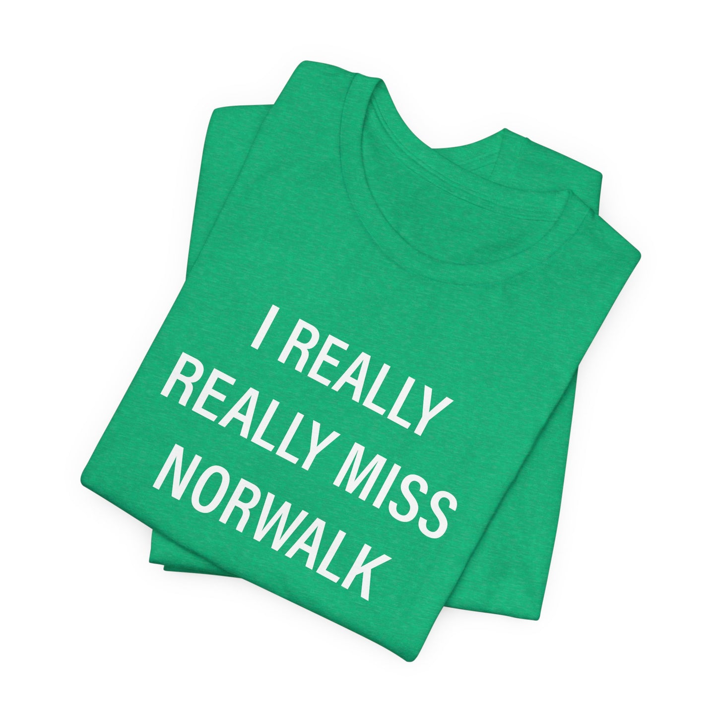 I Really Really Miss Norwalk Unisex Jersey Short Sleeve T-Shirt