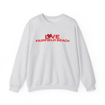 Love Fairfield Beach Unisex Heavy Blend™ Crewneck Sweatshirt