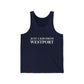 Just a kid from Westport  Unisex Jersey Tank Top