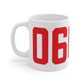 06040 Manchester Connecticut Zip Code Mug 11oz